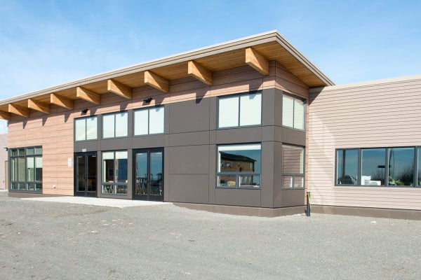 The new Tyotkas Elder Center is open for services on the site of the original building.